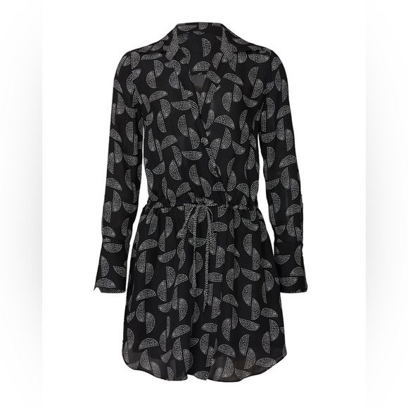 A.L.C. NEW Isobel Dress Size 10 Black, White - Picture 4 of 14